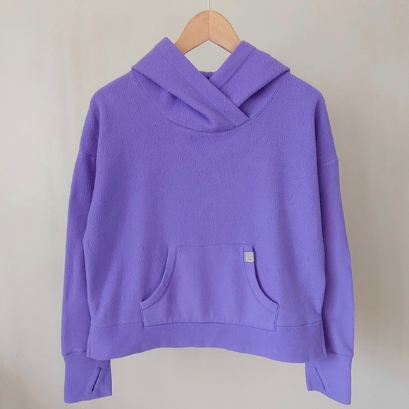 Victoria's Secret Fleece Hoodie Purple | Size M - Picture 3 of 8
